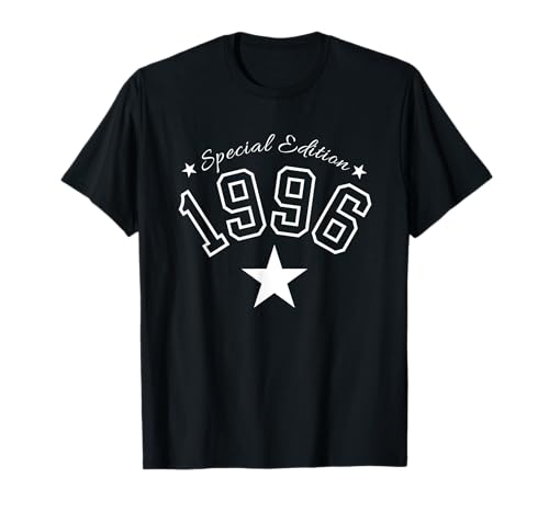 Jahrgang 1996 Geburtstag Design Frauen Männer geboren 1996 T-Shirt von GebGesch 1996 Geburtstag Geschenke