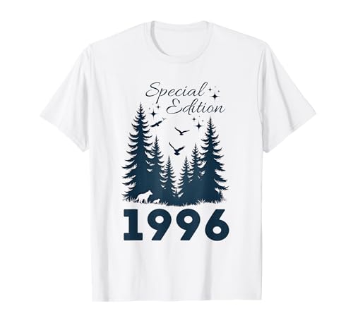 Jahrgang 1996 Geburtstag Design Frauen Männer geboren 1996 T-Shirt von GebGesch 1996 Geburtstag Geschenke
