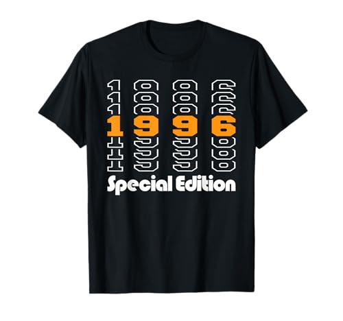 Jahrgang 1996 Geburtstag Design Frauen Männer geboren 1996 T-Shirt von GebGesch 1996 Geburtstag Geschenke