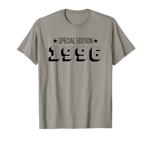 Jahrgang 1996 Geburtstag Design Frauen Männer geboren 1996 T-Shirt von GebGesch 1996 Geburtstag Geschenke