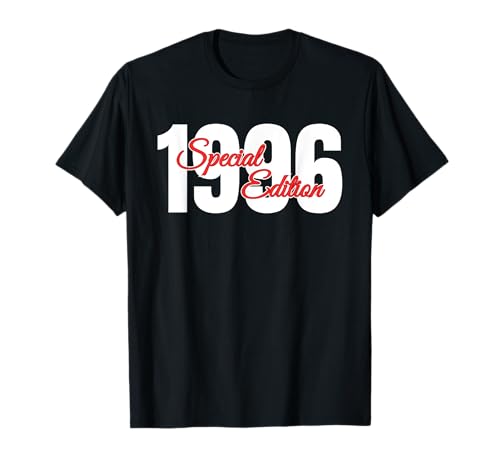 Jahrgang 1996 Geburtstag Design Frauen Männer geboren 1996 T-Shirt von GebGesch 1996 Geburtstag Geschenke