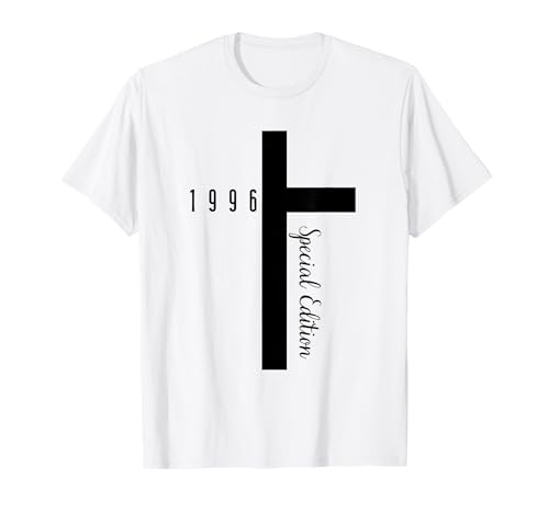 Jahrgang 1996 Geburtstag Design Frauen Männer geboren 1996 T-Shirt von GebGesch 1996 Geburtstag Geschenke
