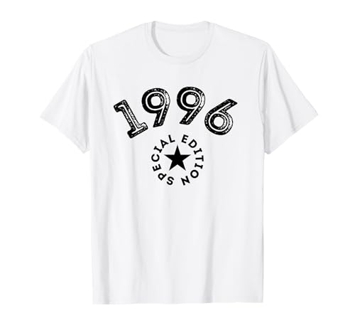 Jahrgang 1996 Geburtstag Design Frauen Männer geboren 1996 T-Shirt von GebGesch 1996 Geburtstag Geschenke