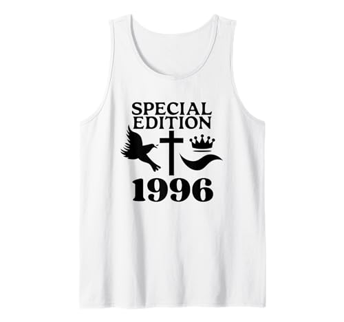 Jahrgang 1996 Geburtstag Design Frauen Männer geboren 1996 Tank Top von GebGesch 1996 Geburtstag Geschenke