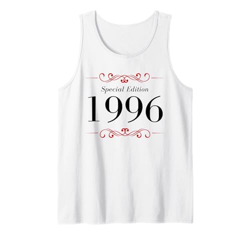 Jahrgang 1996 Geburtstag Design Frauen Männer geboren 1996 Tank Top von GebGesch 1996 Geburtstag Geschenke