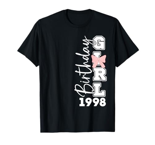 Jahrgang 1998 Geburtstag Design Frauen geboren 1998 T-Shirt von GebGesch 1998 Geburtstag Geschenke