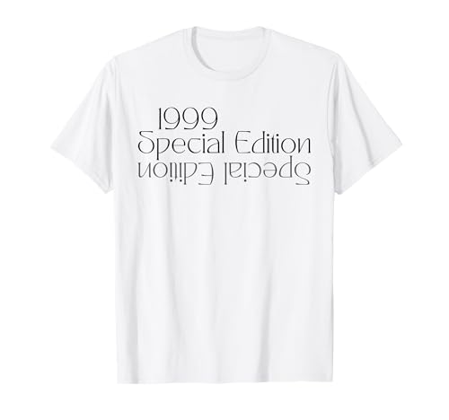 Jahrgang 1999 Geburtstag Design Frauen Männer geboren 1999 T-Shirt von GebGesch 1999 Geburtstag Geschenke