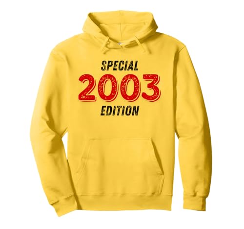 Jahrgang 2003 Geburtstag Design Frauen Männer geboren 2003 Pullover Hoodie von GebGesch 2003 Geburtstag Geschenke