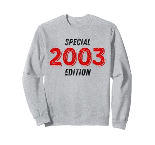 Jahrgang 2003 Geburtstag Design Frauen Männer geboren 2003 Sweatshirt von GebGesch 2003 Geburtstag Geschenke