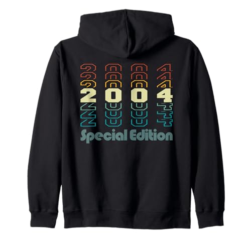 Jahrgang 2004 Geburtstag Design Frauen Männer geboren 2004 Kapuzenjacke von GebGesch 2004 Geburtstag Geschenke
