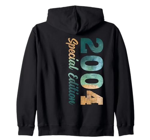 Jahrgang 2004 Geburtstag Design Frauen Männer geboren 2004 Kapuzenjacke von GebGesch 2004 Geburtstag Geschenke