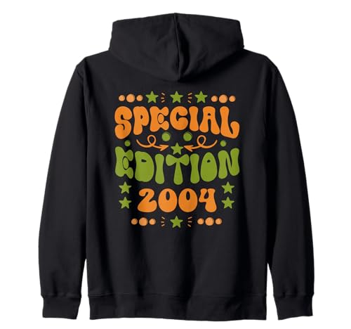 Jahrgang 2004 Geburtstag Design Frauen Männer geboren 2004 Kapuzenjacke von GebGesch 2004 Geburtstag Geschenke