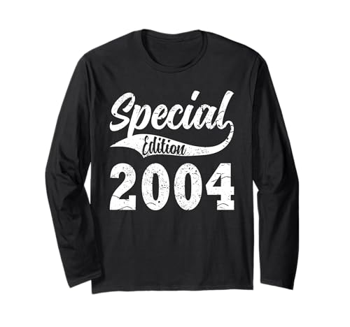 Jahrgang 2004 Geburtstag Design Frauen Männer geboren 2004 Langarmshirt von GebGesch 2004 Geburtstag Geschenke