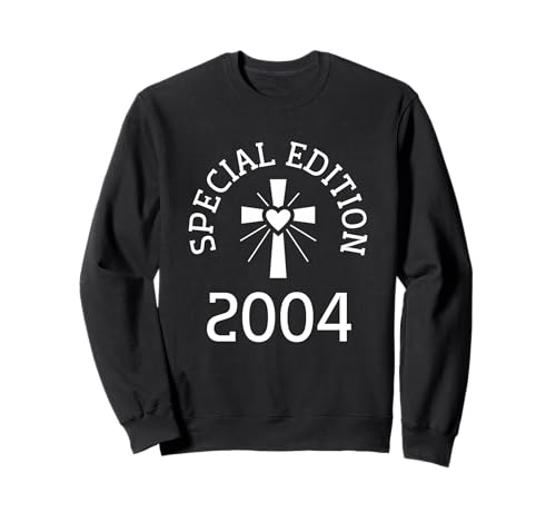 Jahrgang 2004 Geburtstag Design Frauen Männer geboren 2004 Sweatshirt von GebGesch 2004 Geburtstag Geschenke