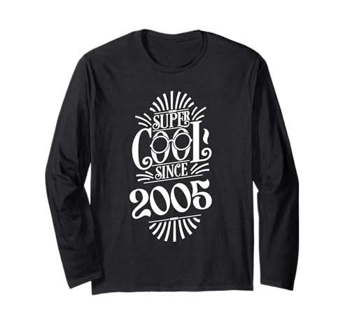 Jahrgang 2005 Geburtstag Design Frauen Männer geboren 2005 Langarmshirt von GebGesch 2005 Geburtstag Geschenke
