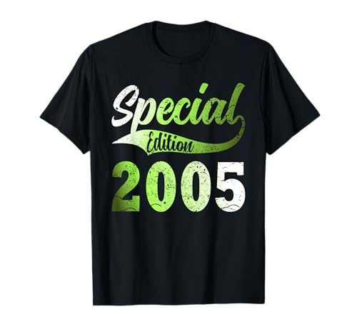 Jahrgang 2005 Geburtstag Design Frauen Männer geboren 2005 T-Shirt von GebGesch 2005 Geburtstag Geschenke