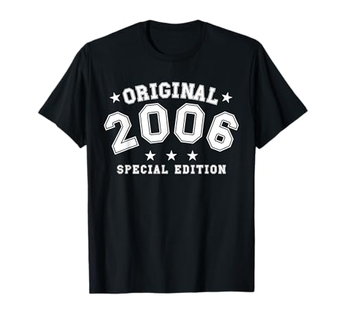 Jahrgang 2006 Geburtstag Design Frauen Männer geboren 2006 T-Shirt Jahrgang 2006 Geburtstag Design Frauen Männer geboren 2006 T-Shirt von GebGesch 2006 Geburtstag Geschenke