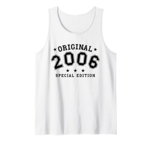 Jahrgang 2006 Geburtstag Design Frauen Männer geboren 2006 Tank Top Jahrgang 2006 Geburtstag Design Frauen Männer geboren 2006 Tank Top von GebGesch 2006 Geburtstag Geschenke