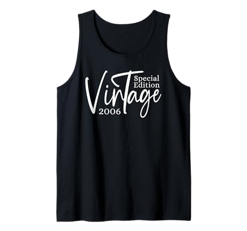 Jahrgang 2006 Geburtstag Design Frauen geboren 2006 Tank Top Jahrgang 2006 Geburtstag Design Frauen geboren 2006 Tank Top von GebGesch 2006 Geburtstag Geschenke