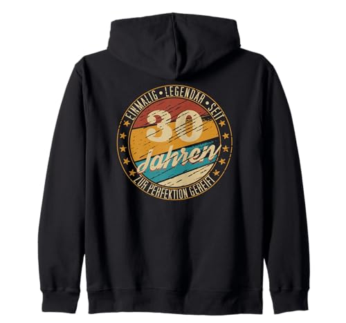 30 Geburtstag Mann Frauen 30 Jahre Kapuzenjacke von GebGesch 30. Geburtstag Geschenke