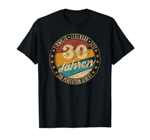 30 Geburtstag Mann Frauen 30 Jahre T-Shirt von GebGesch 30. Geburtstag Geschenke