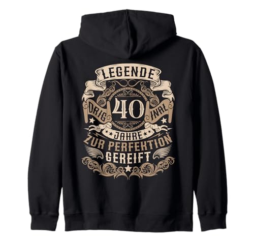 40 Geburtstag Männer Frauen 40. Geburtstag Design 40 Jahre Kapuzenjacke von GebGesch 40. Geburtstag Geschenke