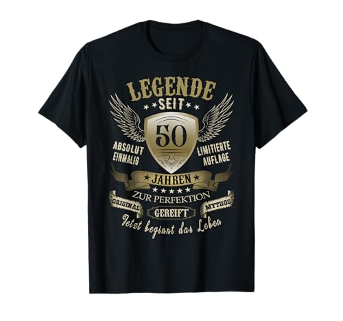 50 Geburtstag Frauen Männer 50. Geburtstag 50 Jahre T-Shirt von GebGesch 50. Geburtstag Geschenke
