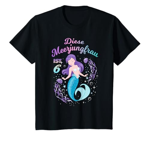 6. Geburtstag Mädchen Meerjungfrau 6 Jahre T-Shirt 6. Geburtstag Mädchen Meerjungfrau 6 Jahre T-Shirt von GebGesch 6. Geburtstag Geschenke