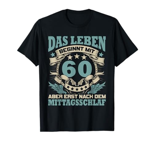 60 Geburtstag Frauen Männer 60. Geburtstag 60 Jahre T-Shirt von GebGesch 60. Geburtstag Geschenke