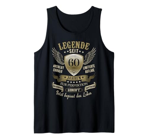 60 Geburtstag Frauen Männer 60. Geburtstag 60 Jahre Tank Top von GebGesch 60. Geburtstag Geschenke