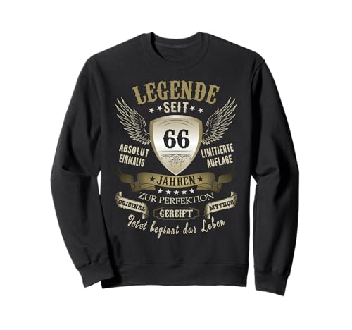 66 Geburtstag Frauen Männer 66 Jahre Sweatshirt von GebGesch 66. Geburtstag Geschenke