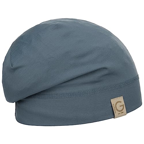 Gebeana Soft Uni Beanie Mütze Beaniemütze Sommermütze Indoormütze (One Size - blau) von Gebeana