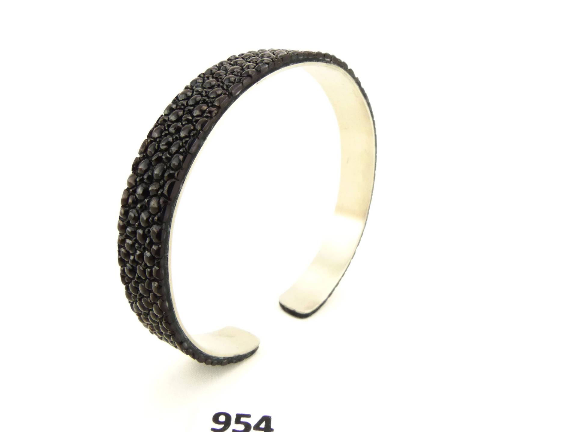 Genuine Stingray Leather Bracelet Stainless Steel Genuine Stingray Leather Bracelet Stainless Steel von GebertsShop