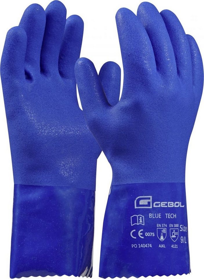Gebol Arbeitshandschuhe Gebol Handschuh Blue Tech blau, Gr. 9 von Gebol