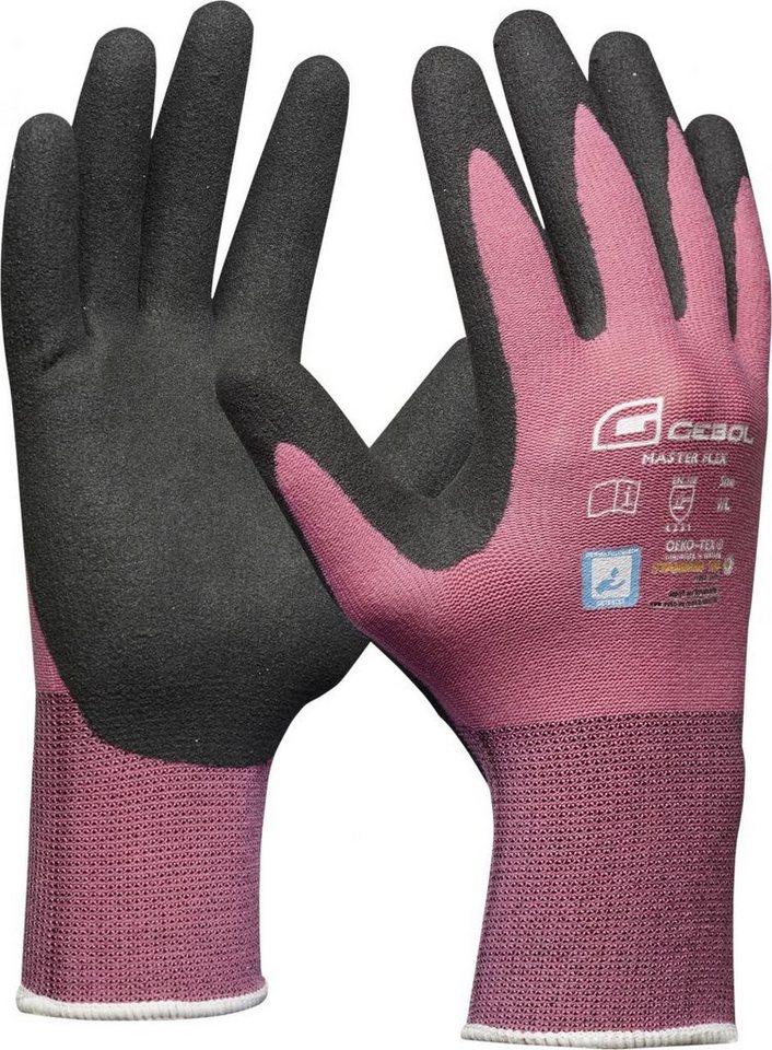 Gebol Arbeitshandschuhe Gebol Handschuh Master Flex Lady rosa, Gr. 8 von Gebol