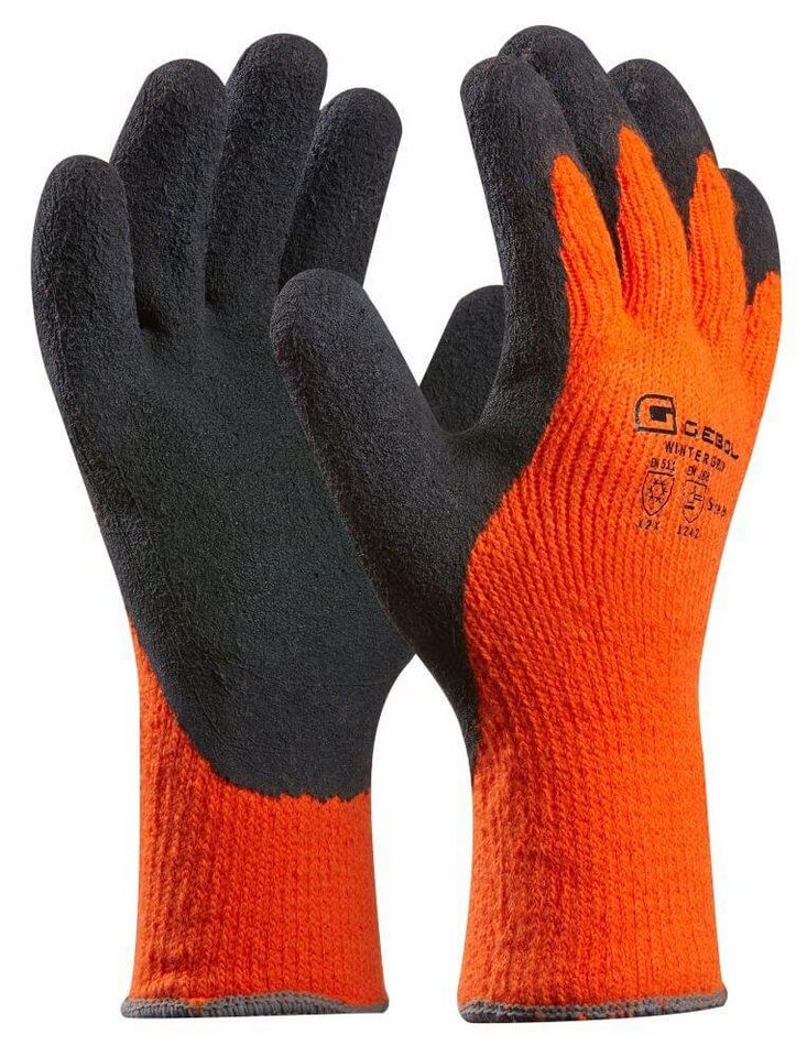 Gebol Arbeitshandschuhe Gebol Handschuh Winter Grip orange von Gebol