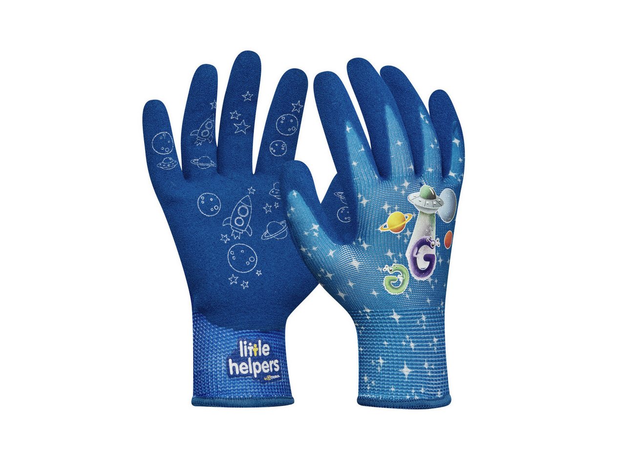 Gebol Arbeitshandschuhe Gebol Kinder-Handschuhe Little Helpers Weltall von Gebol