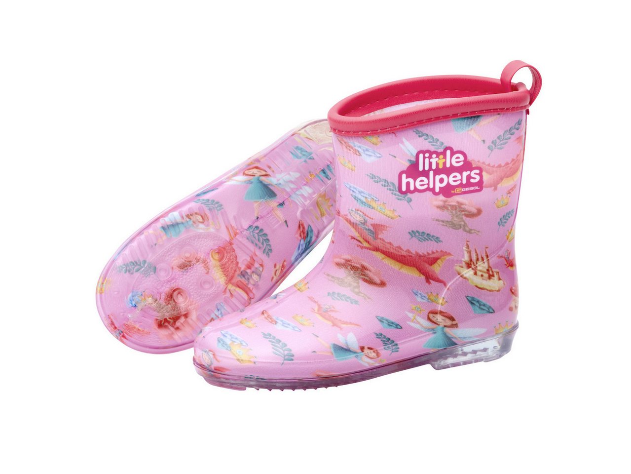 Gebol Gebol Gummistiefel Little Helpers Märchenwald pink Gummistiefel von Gebol