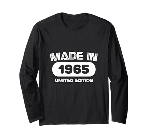 1965 Männer- und Frauengeburtstag Langarmshirt 1965 Männer- und Frauengeburtstag Langarmshirt von Geboren 1965