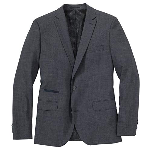 Gebr. Weis Stretch-Sakko Struktur blau-grau Übergröße, deutsche Größe:29 von Gebr. Weis
