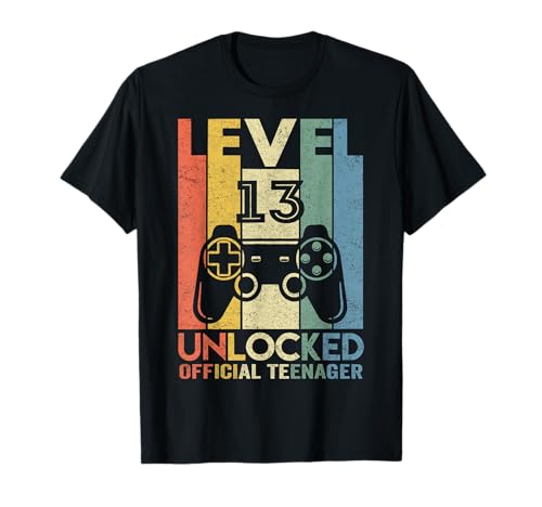 Official Teenager Boy Birthday Level 13 Unlocked T-Shirt Official Teenager Boy Birthday Level 13 Unlocked T-Shirt von Geburtstag 13 Jungen Offizielle Teenager Shirt