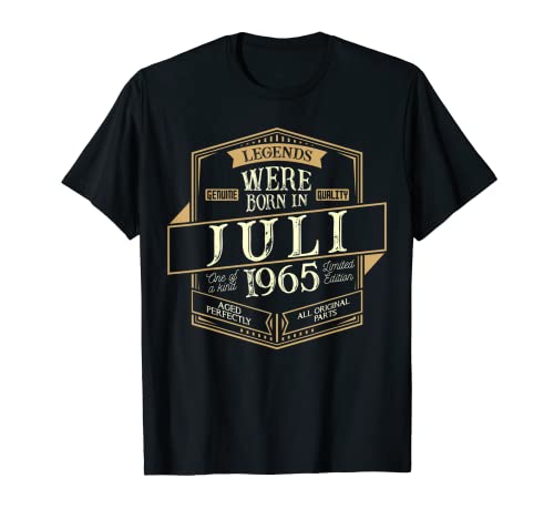 Herren Juli 1965 Geburtstag Mann T-Shirt Herren Juli 1965 Geburtstag Mann T-Shirt von Geburtstag 1965 Juli