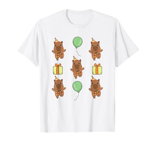 Capybara zum Geburtstag für Kinder ein Geburtstags Capybara T-Shirt Capybara zum Geburtstag für Kinder ein Geburtstags Capybara T-Shirt von Geburtstag Capybara Kinder Geburtstagsparty Kinder