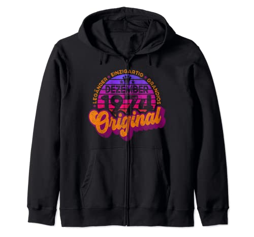 Original Dezember 1974 Geburtstag Ehefrau - Gattin - Frauen Kapuzenjacke Original Dezember 1974 Geburtstag Ehefrau - Gattin - Frauen Kapuzenjacke von Geburtstag Design Ehegattin Damen Lady Designs