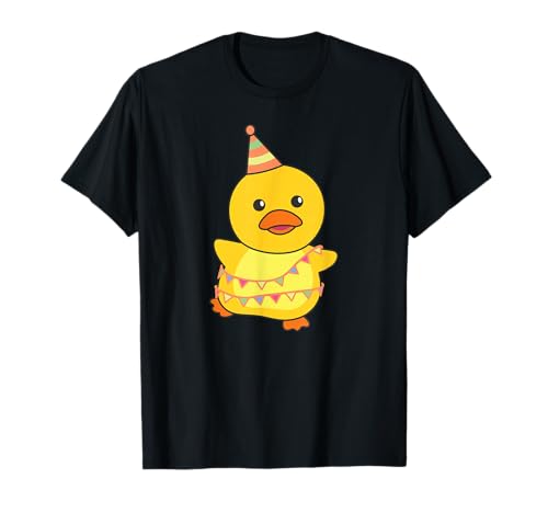 Ente zum Geburtstag für Kinder ein Geburtstags Ente T-Shirt Ente zum Geburtstag für Kinder ein Geburtstags Ente T-Shirt von Geburtstag Ente Kinder Geburtstagsparty Kinder