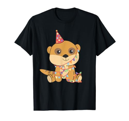 Erdmännchen zum Geburtstag für Kinder ein Geburtstags T-Shirt Erdmännchen zum Geburtstag für Kinder ein Geburtstags T-Shirt von Geburtstag Erdmännchen Kinder Geburtstagsparty