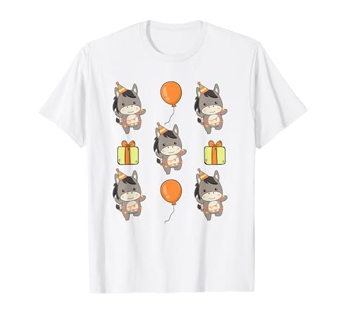Esel zum Geburtstag für Kinder ein Geburtstags Esel T-Shirt von Geburtstag Esel Kinder Geburtstagsparty Kinder