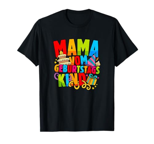 Mama vom Geburtstagskind für Kinder Geburtstag Party Feier T-Shirt Mama vom Geburtstagskind für Kinder Geburtstag Party Feier T-Shirt von Geburtstag Feier Familie Geschenke by eleventeez