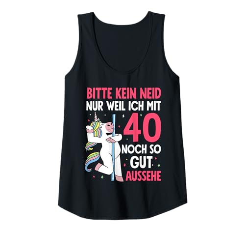 Damen Bitte Kein Neid 40. Geburtstag Einhorn Tank Top Damen Bitte Kein Neid 40. Geburtstag Einhorn Tank Top von Geburtstag Frau Alle Jahre