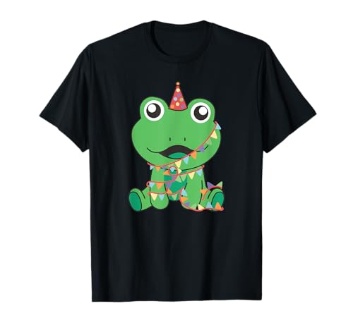 Frosch zum Geburtstag für Kinder ein Geburtstags Frosch T-Shirt Frosch zum Geburtstag für Kinder ein Geburtstags Frosch T-Shirt von Geburtstag Frosch Kinder Geburtstagsparty Kinder